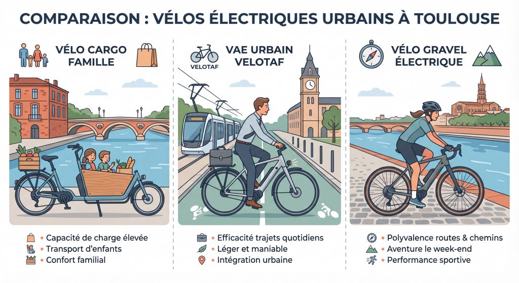 comparaison vélos électriques urbains
